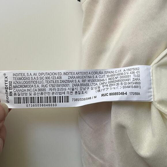 Zara Pink and Green Floral Blouse - Picture 10 of 16